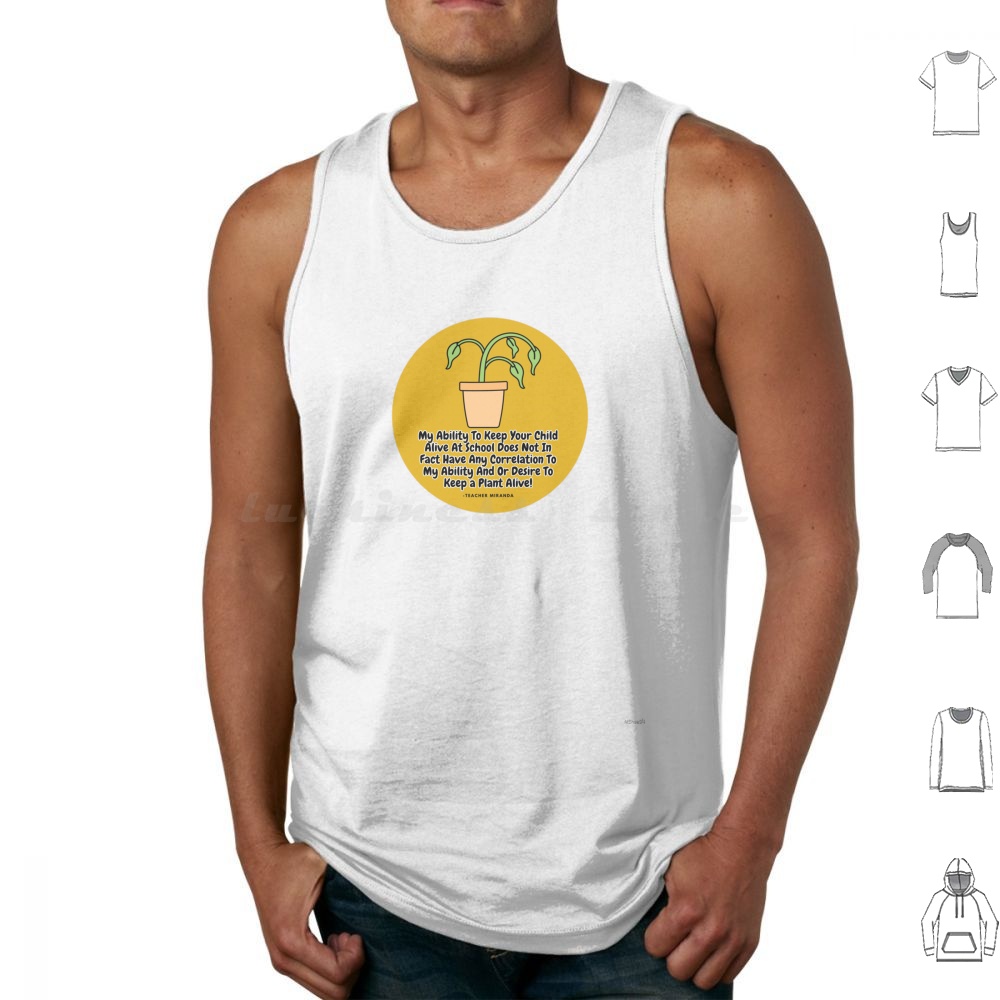 Plant Parental - Tolle Lehrerin Schreckliche Pflanzen Eltern Tanktops