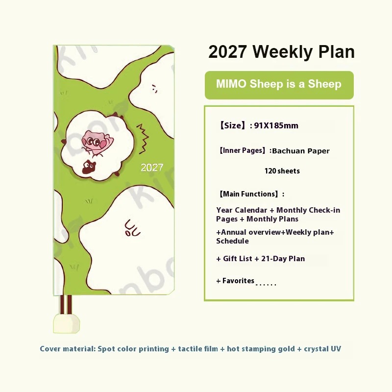2027 Kinbor Niedlicher Wochenp – Planned Parenthood Bewertung und Preis